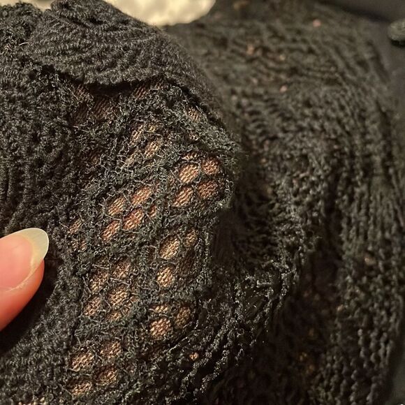 Byron Lars Beguile Mona Lace Sheath Dress Black 0 - Picture 7 of 11